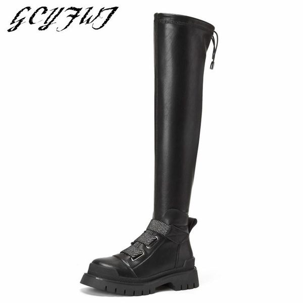 boots winter women's over-the-knee plus velvet warmest flat platform women shoes round toe solid color chaussure femme, Black
boots winter women's over-the-knee plus velvet warmest flat platform women shoes round toe solid color chaussure femme, Black