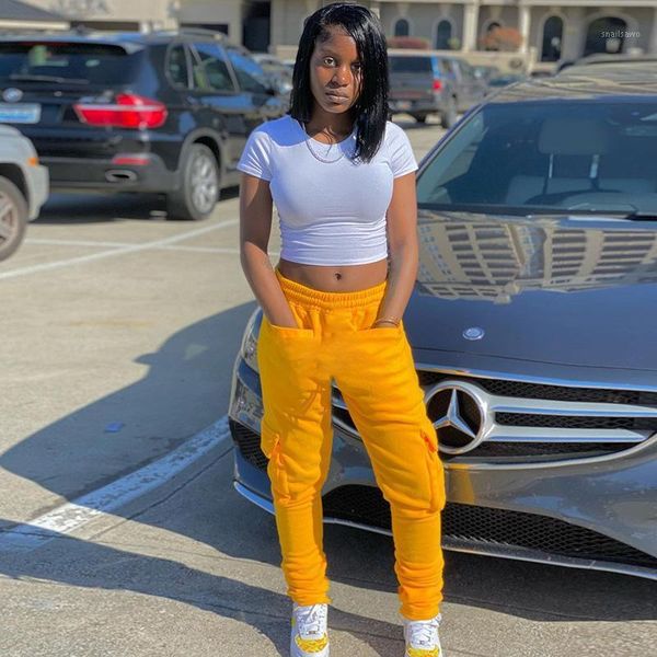 women's pants & capris casaul women jogger with pockets solid color skinny high streetwear autumn long for outfit, Black;white
women's pants & capris casaul women jogger with pockets solid color skinny high streetwear autumn long for outfit, Black;white