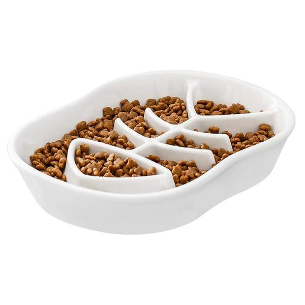 ceramic slow feeder bowl for cats and dogs unique fishbone fun to prevent from suffocating bowls
ceramic slow feeder bowl for cats and dogs unique fishbone fun to prevent from suffocating bowls