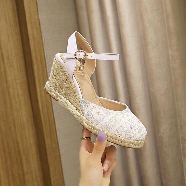 handmade summer shoes women sequin slingback sandals size 42 43 44 round toe sewing straw platform wedges heels fisherman, Black
handmade summer shoes women sequin slingback sandals size 42 43 44 round toe sewing straw platform wedges heels fisherman, Black
