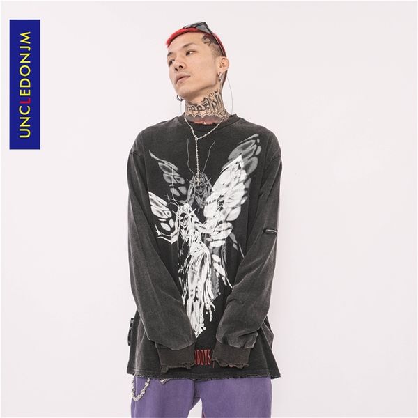 uncledonjm graphic tees damaged vintage hip hop long sleeve t shirt oversized t shirt streetwear harajuku summer tees lsd15 210726, White;black
uncledonjm graphic tees damaged vintage hip hop long sleeve t shirt oversized t shirt streetwear harajuku summer tees lsd15 210726, White;black