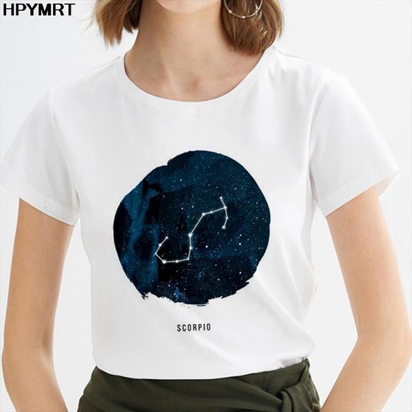 12 constellations and women mens t shirts beautiful starry womens sky print harajuku aesthetics female white clothes, White;black
12 constellations and women mens t shirts beautiful starry womens sky print harajuku aesthetics female white clothes, White;black