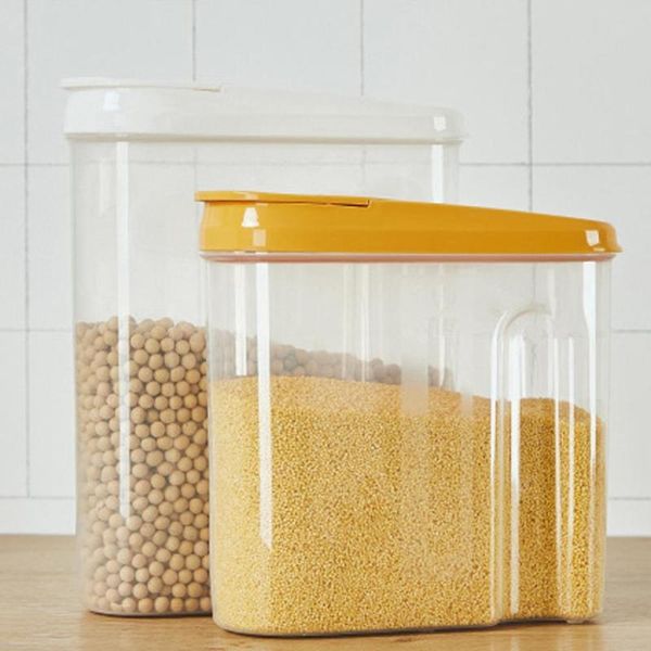 storage bottles & jars clear container set pp box plastic with pour lids ereal dispenser kitchen grains tank 1.8l / 2.5l
storage bottles & jars clear container set pp box plastic with pour lids ereal dispenser kitchen grains tank 1.8l / 2.5l