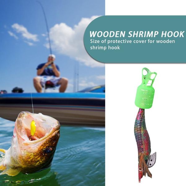 fishing hooks small squid jig hook protector covers cases compression resistance prawn wood shrimp outdoor
fishing hooks small squid jig hook protector covers cases compression resistance prawn wood shrimp outdoor
