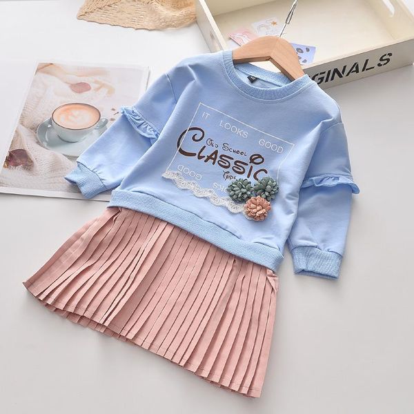 girl's dresses youthful children's clothing crew neck long sleeve knee length cotton skirt suit solid color flowers 2021 girls, Red;yellow
girl's dresses youthful children's clothing crew neck long sleeve knee length cotton skirt suit solid color flowers 2021 girls, Red;yellow