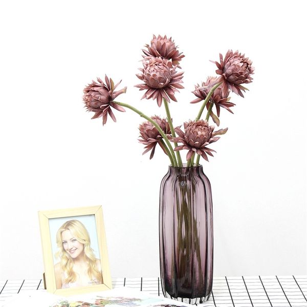 imitation european oil painting color style decoration artificial flower single crested thistle imitation french lily
imitation european oil painting color style decoration artificial flower single crested thistle imitation french lily