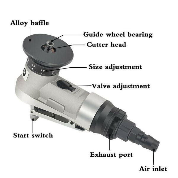 pneumatic tools mini chamfering machine metal arc burr trimming handheld tool 30000rpm 0.42kg silver c0.1-c0.9 durable
pneumatic tools mini chamfering machine metal arc burr trimming handheld tool 30000rpm 0.42kg silver c0.1-c0.9 durable
