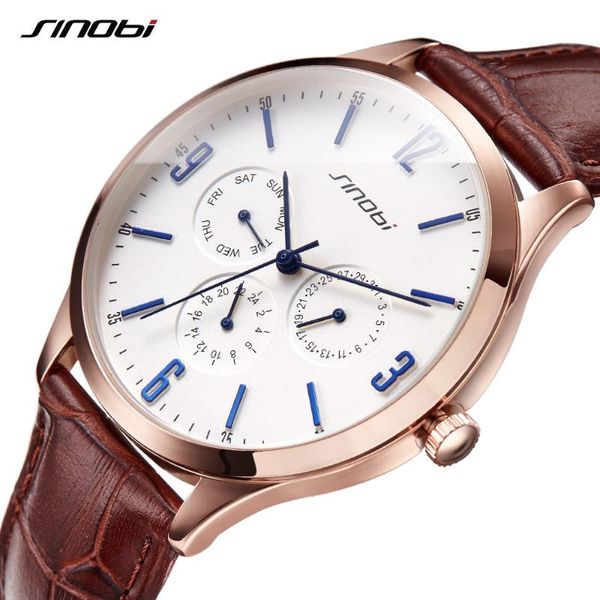 wristwatches sinobi fashion men's gold wrist watches black/brown leather men male quartz watch relogio, Slivery;brown
wristwatches sinobi fashion men's gold wrist watches black/brown leather men male quartz watch relogio, Slivery;brown