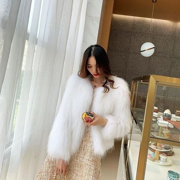 women's fur & faux fashion winter coat women vintage long sleeve slim short jacket femme chaqueta mujer jaqueta feminina y11, Black
women's fur & faux fashion winter coat women vintage long sleeve slim short jacket femme chaqueta mujer jaqueta feminina y11, Black
