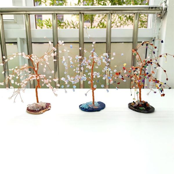 decorative objects & figurines natural crystals money tree copper wire wrapped with agate gemstone trees handmade rzj
decorative objects & figurines natural crystals money tree copper wire wrapped with agate gemstone trees handmade rzj