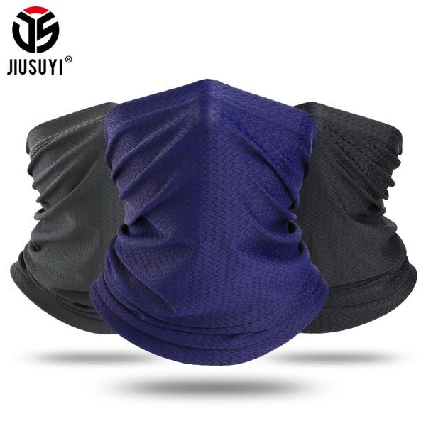 scarves upf50+ tube scarf face mask neck gaiter cover summer cool soft stretch breathable windproof bandana women men headband, Blue;gray