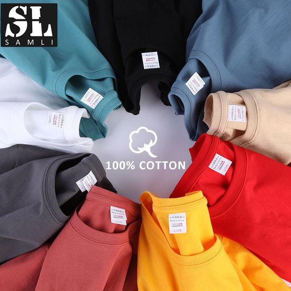 men's t-shirts 2-piece lot 100% pure cotton t-shirt for men summer casual 9 solid color tee shirts o-neck short sleeve basic tees male, White;black
men's t-shirts 2-piece lot 100% pure cotton t-shirt for men summer casual 9 solid color tee shirts o-neck short sleeve basic tees male, White;black