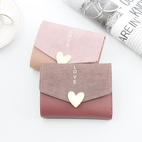 wallets women's wallet short heart-shaped small three fold large capacity female student purse, Red;black
wallets women's wallet short heart-shaped small three fold large capacity female student purse, Red;black
