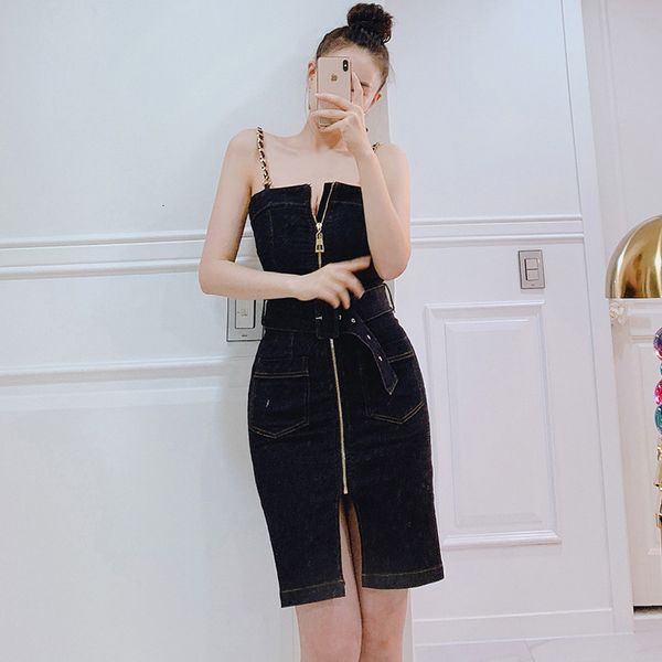 arrival style elegant girly party summer temperament waistband plain black pencil dress, Black;gray
arrival style elegant girly party summer temperament waistband plain black pencil dress, Black;gray