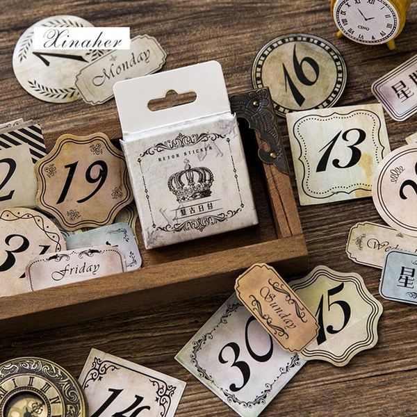 2packs vintage date week paper sticker decoration stickers diy for craft diary scrapbooking planner label gift wrap
2packs vintage date week paper sticker decoration stickers diy for craft diary scrapbooking planner label gift wrap