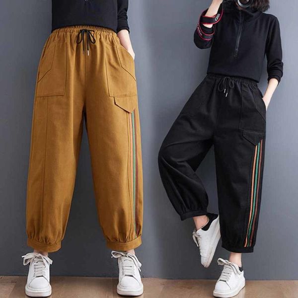 women's pants & capris 2021 autumn winter women elastic waist loose casual double pocket cotton warm harem plus size, Black;white
women's pants & capris 2021 autumn winter women elastic waist loose casual double pocket cotton warm harem plus size, Black;white
