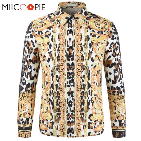luxury brand mens shirts casual leopard print long sleeve social dress shirt night club prom tuxedo chemise streetwear 3xl, White;black
luxury brand mens shirts casual leopard print long sleeve social dress shirt night club prom tuxedo chemise streetwear 3xl, White;black