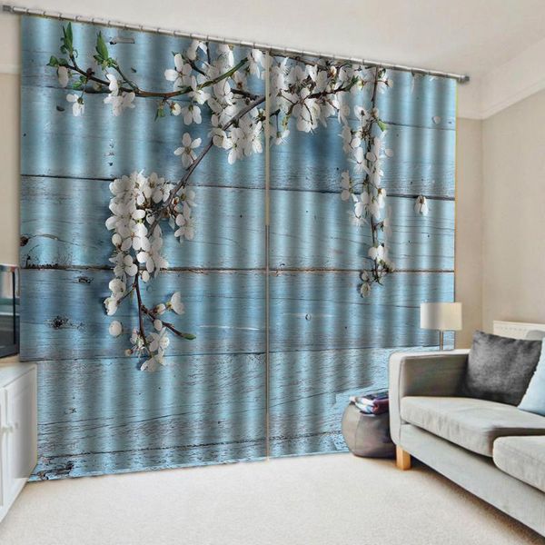 curtain & drapes luxury blackout 3d window for living room blue wooden white flower curtains cortinas
curtain & drapes luxury blackout 3d window for living room blue wooden white flower curtains cortinas