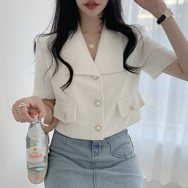 summer elegant women retro short korean tweed coat women fashion -sleeved thin jacket 210531, Black;brown
summer elegant women retro short korean tweed coat women fashion -sleeved thin jacket 210531, Black;brown