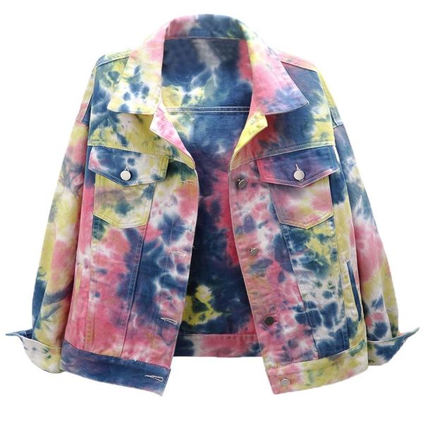 women's jackets spring autumn all-match printing color denim jacket women short loose bf top, Black;brown
women's jackets spring autumn all-match printing color denim jacket women short loose bf top, Black;brown