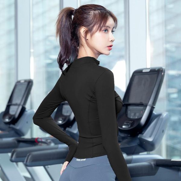 sport jacket women thumb holes hoodies reflective zipper gym hoodie yoga training fitness coat running clothes outfit
sport jacket women thumb holes hoodies reflective zipper gym hoodie yoga training fitness coat running clothes outfit