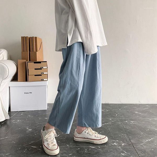 summer harajuku men's casual loose pure color pocket pant comfortable mens linen pants wide leg l33, Black
summer harajuku men's casual loose pure color pocket pant comfortable mens linen pants wide leg l33, Black
