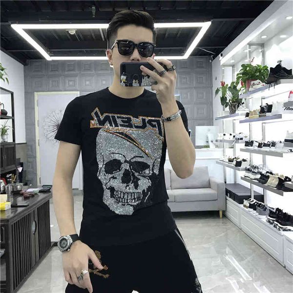 t shirts arrival personality skulls short sleeve male ins popular o-neck cotton t shirt brand clothing hip hop novelty bg5c, White;black
t shirts arrival personality skulls short sleeve male ins popular o-neck cotton t shirt brand clothing hip hop novelty bg5c, White;black