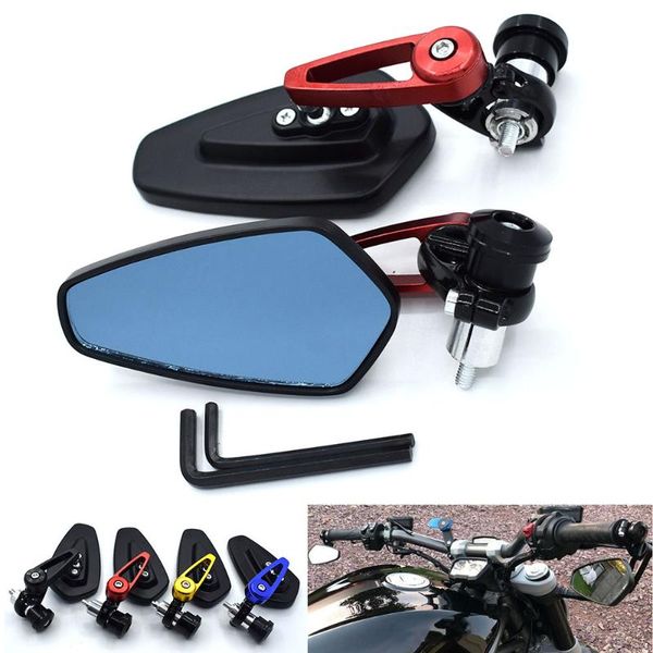 motorcycle mirrors 2pcs 7/8" 22mm bar end universal aluminum handlebar rearview accessories motorbike bike side mirror
motorcycle mirrors 2pcs 7/8" 22mm bar end universal aluminum handlebar rearview accessories motorbike bike side mirror