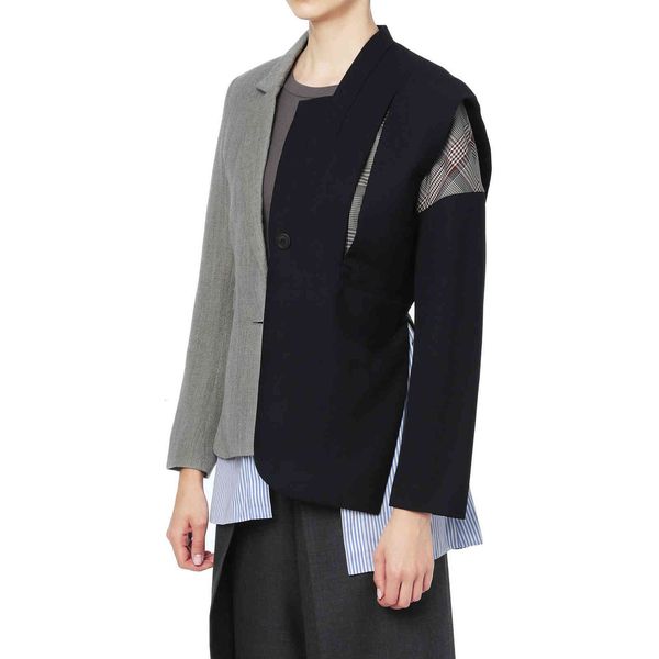 blazers feminine blue asymmetric plaid size big blazer lapel sleeve fashion spring jacket female coat wool, White;black
blazers feminine blue asymmetric plaid size big blazer lapel sleeve fashion spring jacket female coat wool, White;black