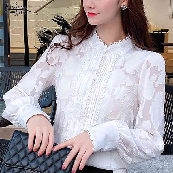 spring fashion button lace blouse women office lady long sleeve stand collar lace shirts women plus size clothing 13053 210518, White
spring fashion button lace blouse women office lady long sleeve stand collar lace shirts women plus size clothing 13053 210518, White