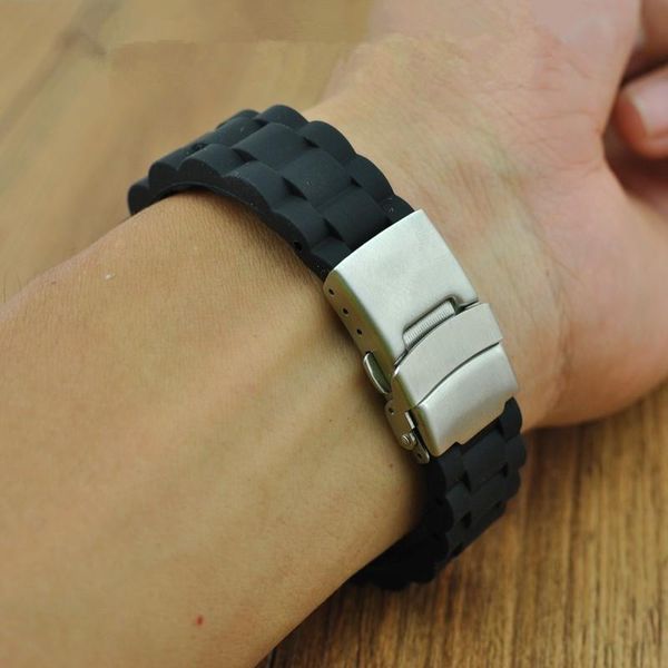 watch bands 5 colors 18mm 20mm 22mm 24mm universal band silicone rubber link bracelet wrist strap light soft for men women wristwatch, Black;brown
watch bands 5 colors 18mm 20mm 22mm 24mm universal band silicone rubber link bracelet wrist strap light soft for men women wristwatch, Black;brown