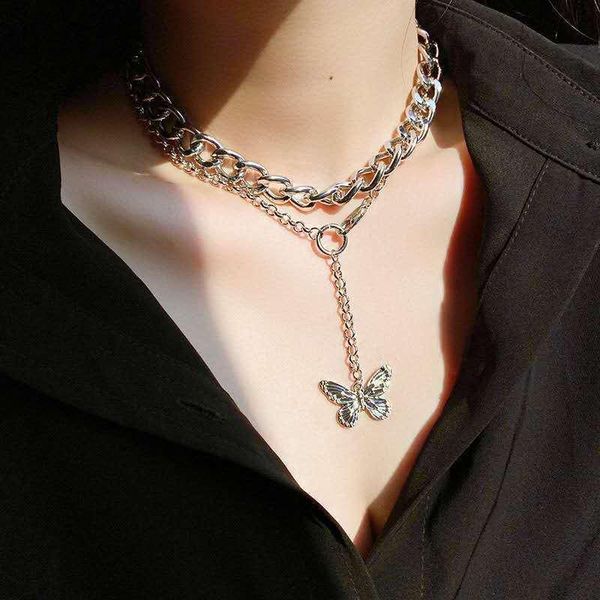 pendant necklaces butterfly necklace for women 2021 trend vintage style aesthetic clavicle chain men's neck chains jewelry wholesale, Silver
pendant necklaces butterfly necklace for women 2021 trend vintage style aesthetic clavicle chain men's neck chains jewelry wholesale, Silver