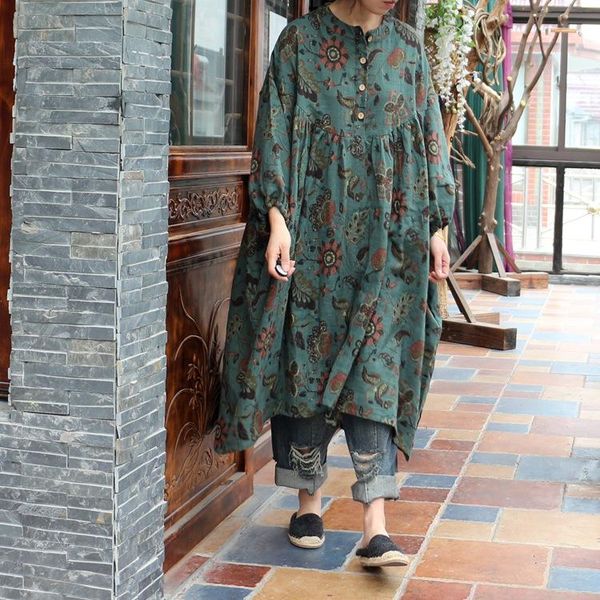 casual dresses qpfjqd ladies plus size printed o neck dress floral oversized 2021 long sleeve robe for women autumn spring, Black;gray
casual dresses qpfjqd ladies plus size printed o neck dress floral oversized 2021 long sleeve robe for women autumn spring, Black;gray