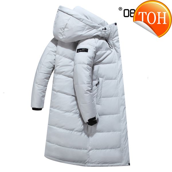 white coat men 2021 new winter men's x-long 90% duck down thick winter) warm casual jackets brand clothing, Black
white coat men 2021 new winter men's x-long 90% duck down thick winter) warm casual jackets brand clothing, Black