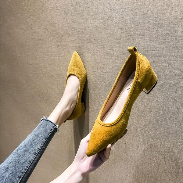 dress shoes 2021 spring suede leather pumps women metal decoration thick heel ballerina woman mules med-high heels sapato feminino, Black
dress shoes 2021 spring suede leather pumps women metal decoration thick heel ballerina woman mules med-high heels sapato feminino, Black