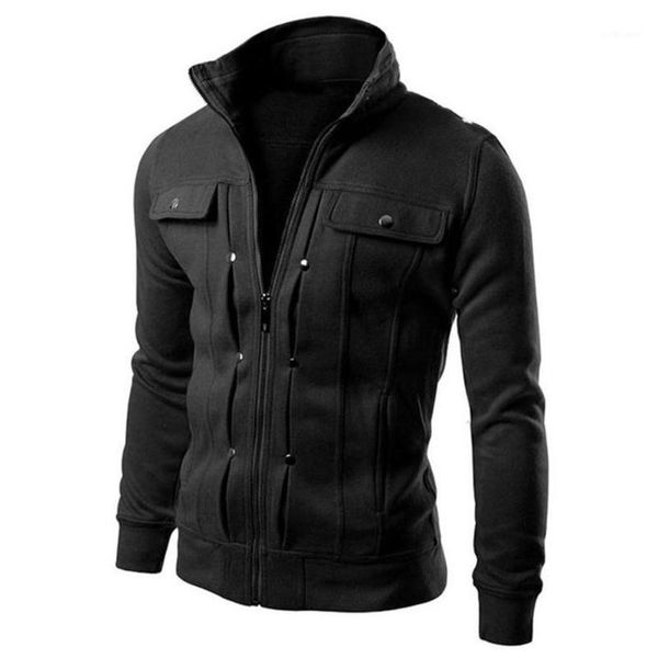 men's jackets zity men jacket plus size clothing 2021 spring fashion solid color stand collar long sleeve zip pocket slim coat, Black;brown
men's jackets zity men jacket plus size clothing 2021 spring fashion solid color stand collar long sleeve zip pocket slim coat, Black;brown