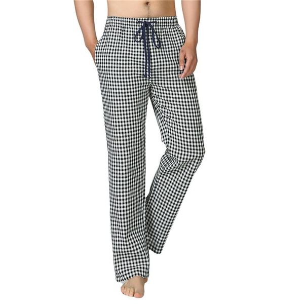 men's sleepwear casual cotton sleeping pants striped straight woven sleep bottoms home wear for men, Black;brown
men's sleepwear casual cotton sleeping pants striped straight woven sleep bottoms home wear for men, Black;brown