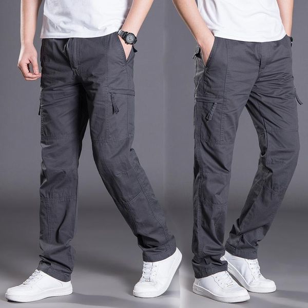 men's pants cargo casual loose straight leg multi-pocket jogging harajuku street military tactical, Black
men's pants cargo casual loose straight leg multi-pocket jogging harajuku street military tactical, Black