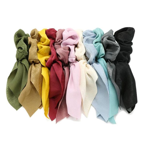 hair accessories 1pc solid scrunchies ear satin tie women elastic bands rope gum for girls ponytail holder, Slivery;white
hair accessories 1pc solid scrunchies ear satin tie women elastic bands rope gum for girls ponytail holder, Slivery;white