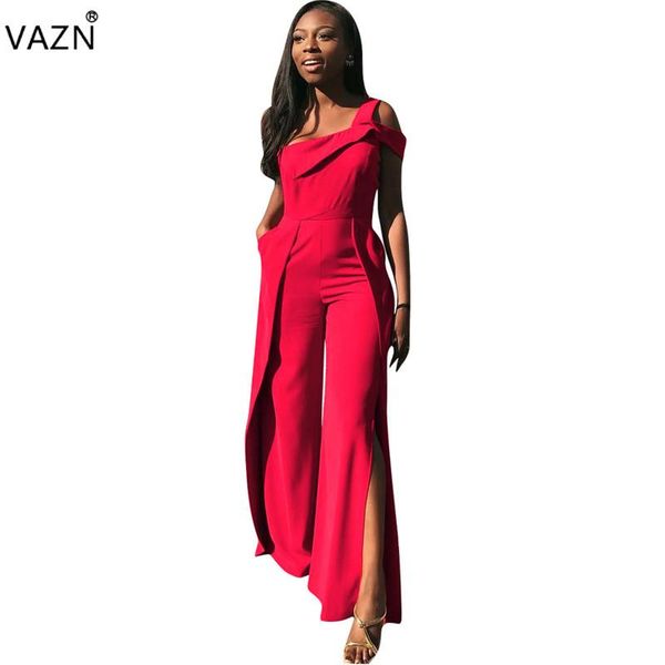 women's jumpsuits & rompers vazn 2021 elegant fashion women solid short sleeve one off shoulder hollow out romper mnl9035, Black;white
women's jumpsuits & rompers vazn 2021 elegant fashion women solid short sleeve one off shoulder hollow out romper mnl9035, Black;white