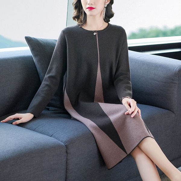 dress plus loose size nightgown autumn and winter fashion hit mid-length colours dressed in casual female knitted wild pullover y1054 pm64, Black;gray
dress plus loose size nightgown autumn and winter fashion hit mid-length colours dressed in casual female knitted wild pullover y1054 pm64, Black;gray