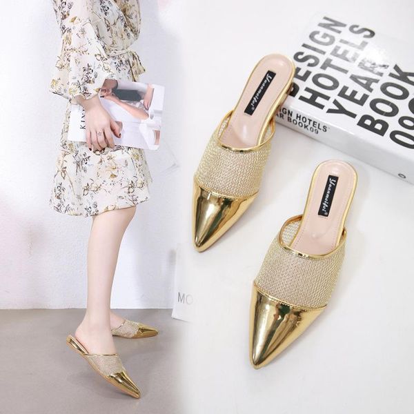 pointed toe shoes woman 2021 slippers soft comfort summer flat rubber casual slides mesh fretwork fabric patent leather basic pu, Black
pointed toe shoes woman 2021 slippers soft comfort summer flat rubber casual slides mesh fretwork fabric patent leather basic pu, Black