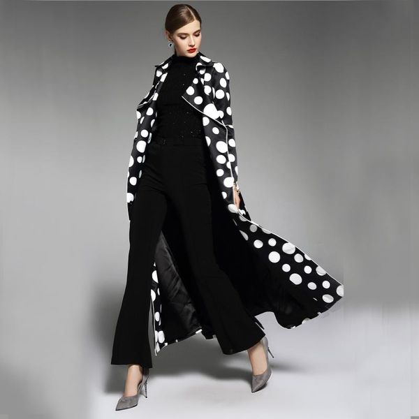 women's trench coats 2021 spring autumn coat woman lapel long sleeve vintage dot double-breasted lady h38, Tan;black
women's trench coats 2021 spring autumn coat woman lapel long sleeve vintage dot double-breasted lady h38, Tan;black