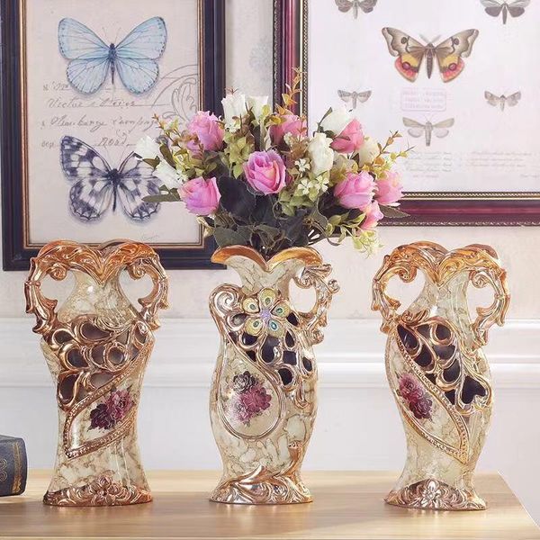 vases simple european style encrusted vase table flower golden luxury ornament modern home decoration accessories
vases simple european style encrusted vase table flower golden luxury ornament modern home decoration accessories