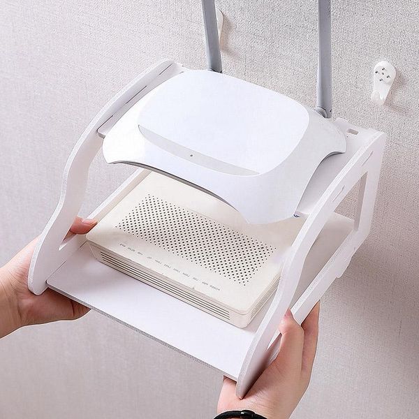 bathroom storage & organization punch-shelf double layer wood-plastic board router mf999
bathroom storage & organization punch-shelf double layer wood-plastic board router mf999