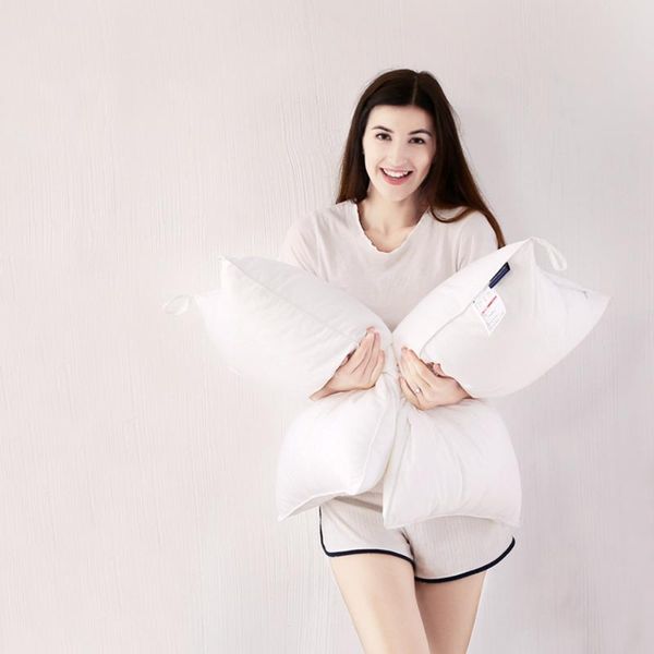 pillow white filling neck core for sleeping bed 100% cotton cover cushion inner home textile
pillow white filling neck core for sleeping bed 100% cotton cover cushion inner home textile