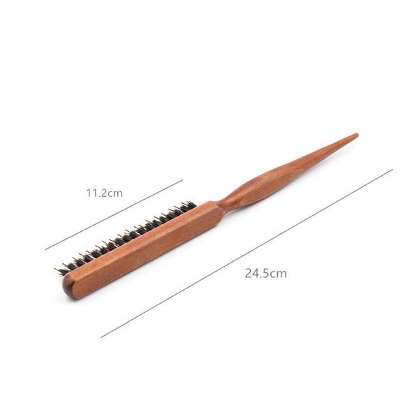 hair brushes 2021 professional salon teasing back wood slim line comb hairbrush extension hairdressing styling tools diy, Silver
hair brushes 2021 professional salon teasing back wood slim line comb hairbrush extension hairdressing styling tools diy, Silver
