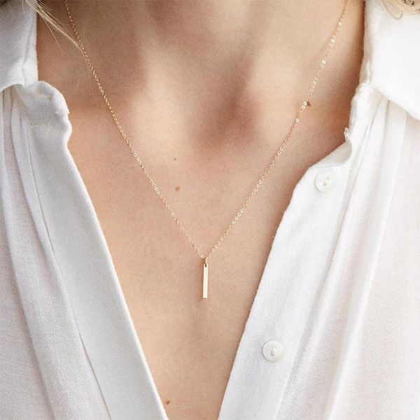 pendant necklaces stainless steel geometric simple clavicle chain romantic choker collares fashion jewelry accessories gifts, Silver
pendant necklaces stainless steel geometric simple clavicle chain romantic choker collares fashion jewelry accessories gifts, Silver