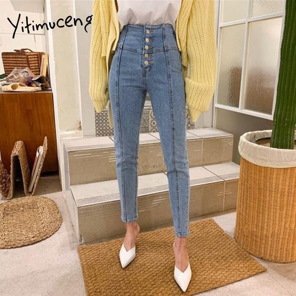 women's jeans button up skinny high waist woman stretch pencil pants plus size women quality dense denim on sale, Blue
women's jeans button up skinny high waist woman stretch pencil pants plus size women quality dense denim on sale, Blue
