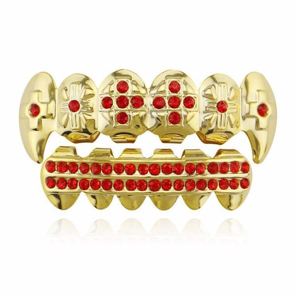 hip hop golden grillz colorful diamonds dental grills real gold plated fashion cool rappers body jewelry 3 styles, Black
hip hop golden grillz colorful diamonds dental grills real gold plated fashion cool rappers body jewelry 3 styles, Black